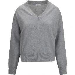 Gray Cashmere Sweater