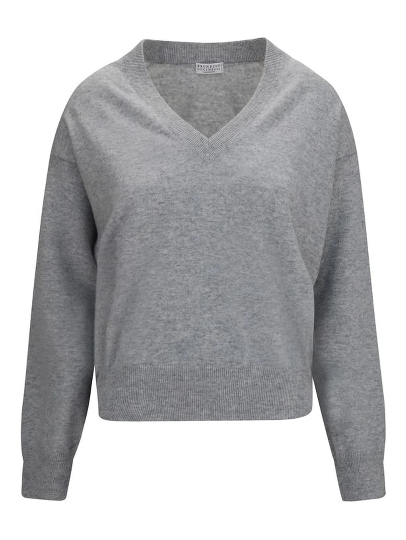 Gray Cashmere Sweater