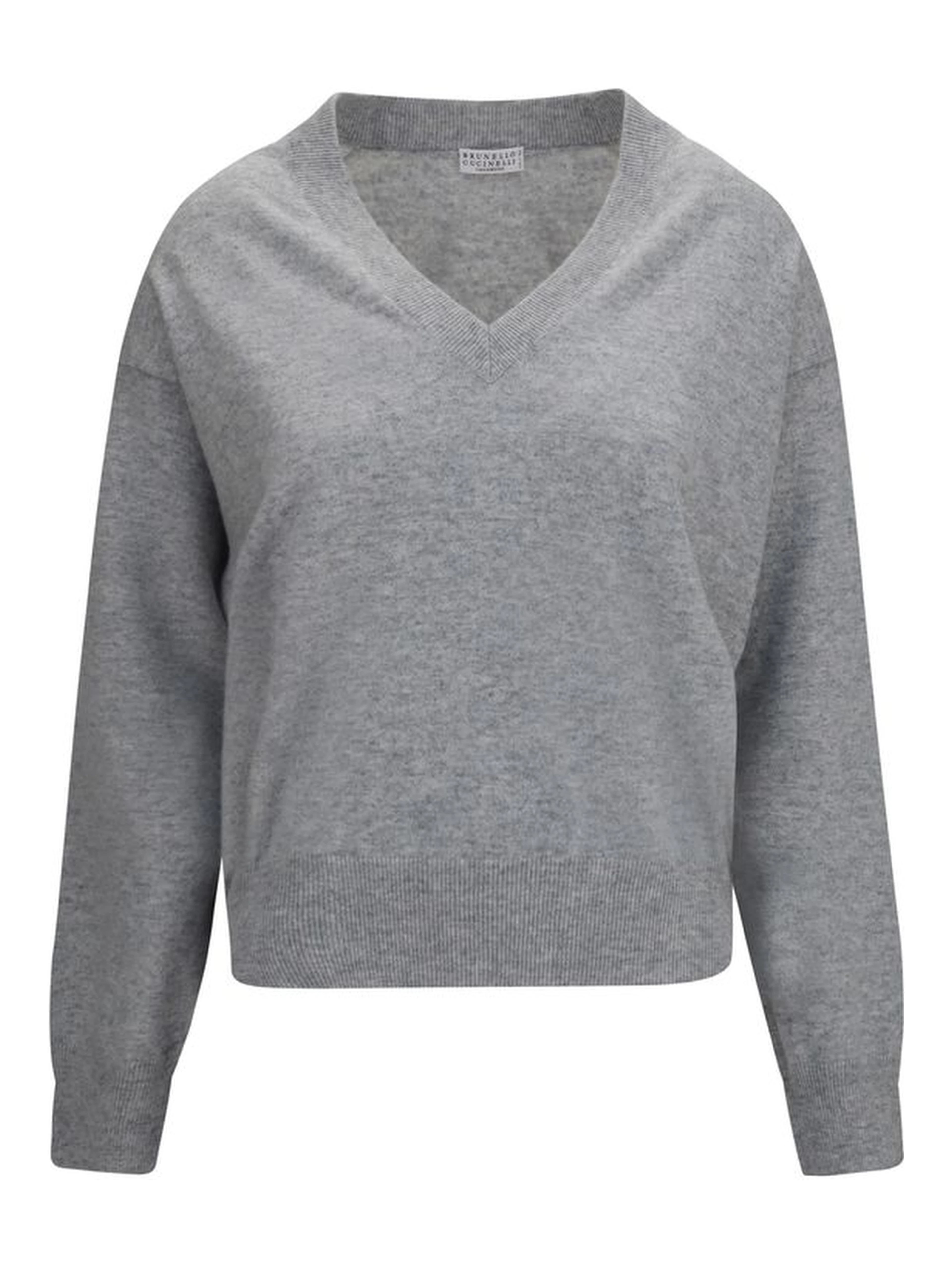 Gray Cashmere Sweater