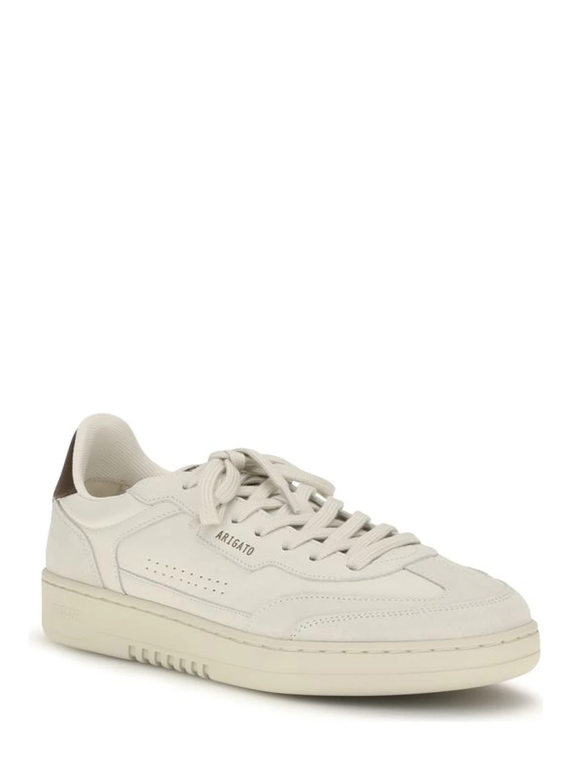 White Calf Leather Bos Taurus Athletic Sneakers
