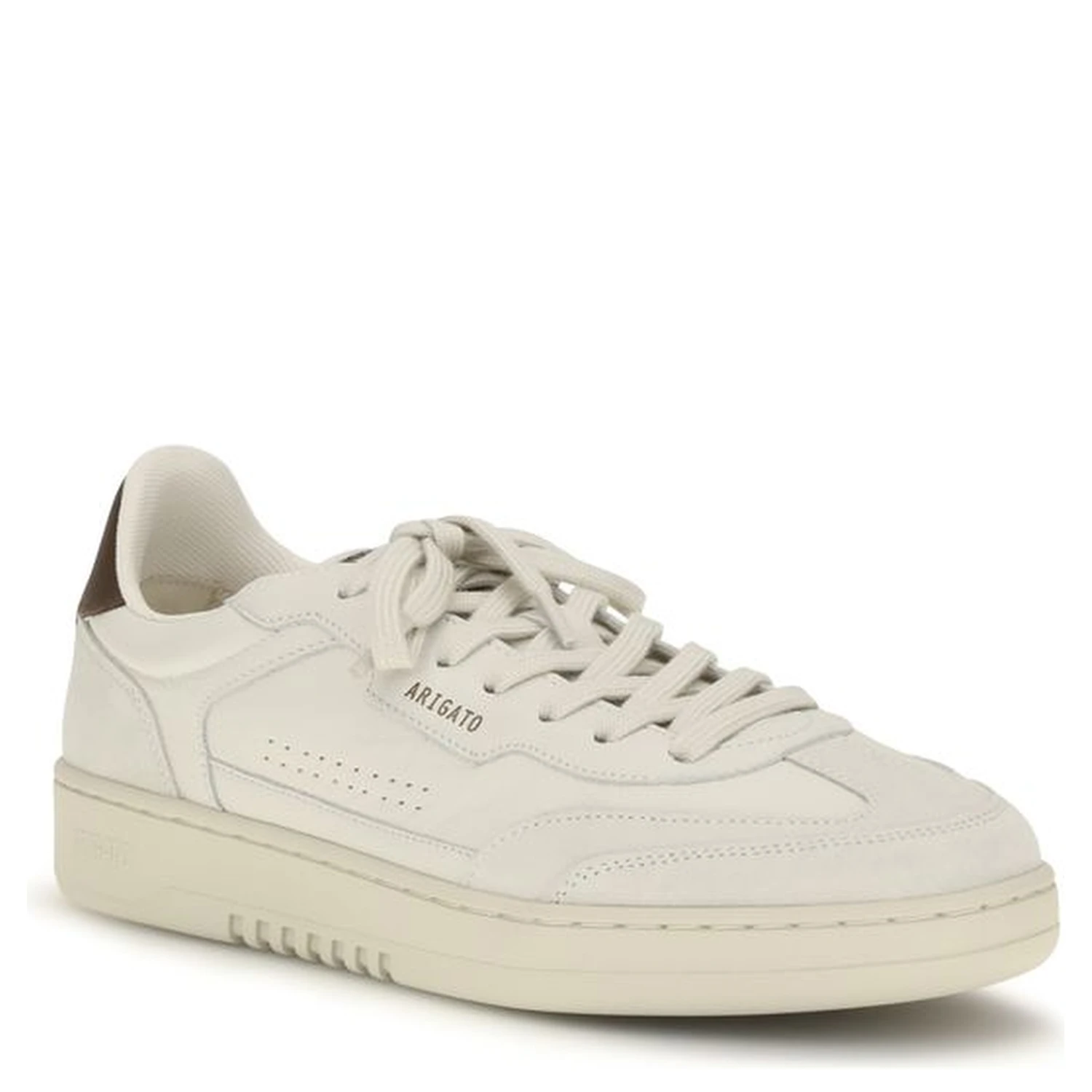 White Calf Leather Bos Taurus Athletic Sneakers