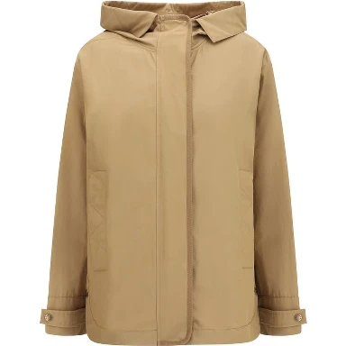 Beige Polyamide Shell Jacket