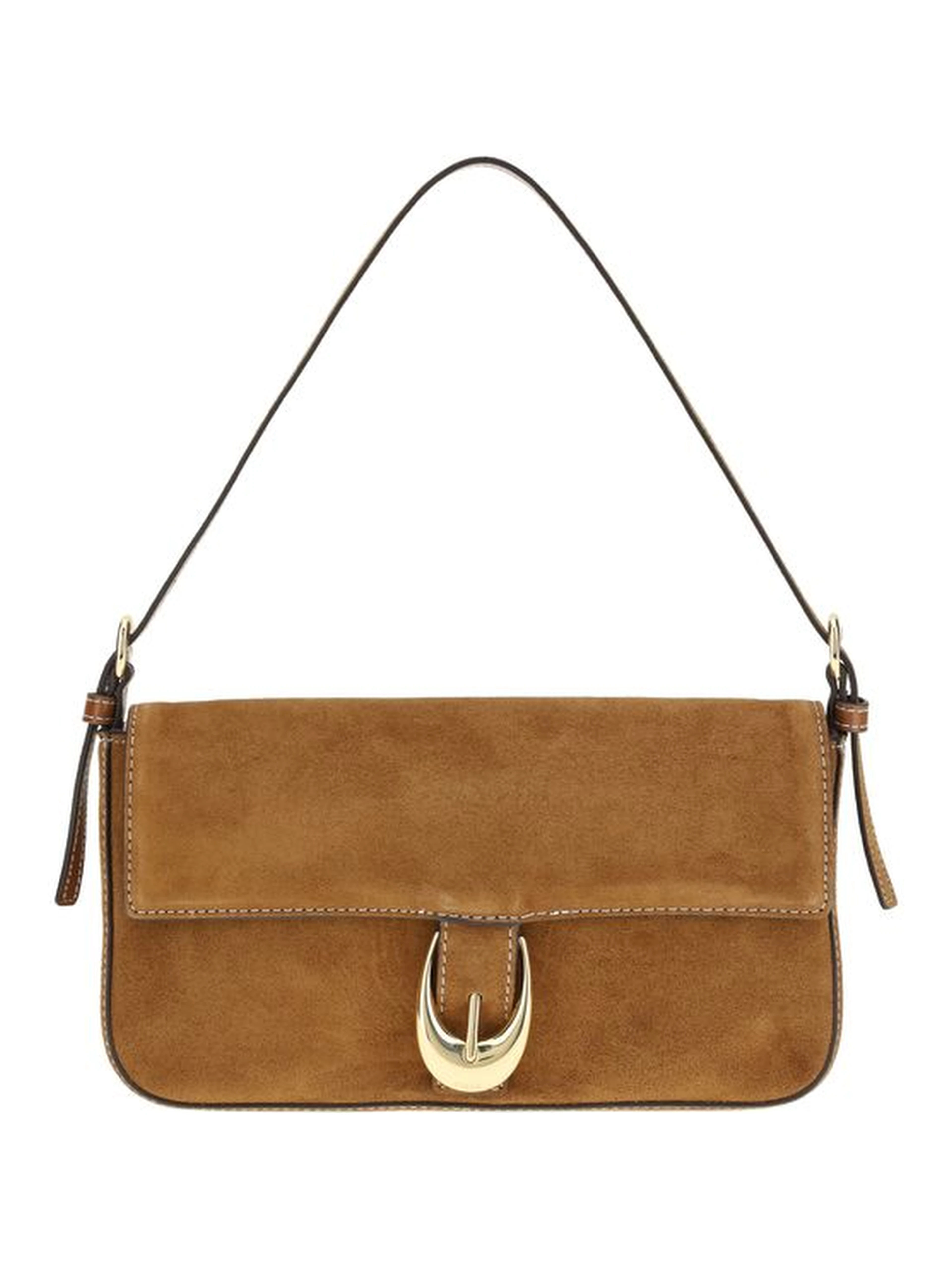 Brown Calf Leather Bos Taurus Shoulder Bag