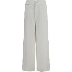 Beige Cotton Jeans Denim