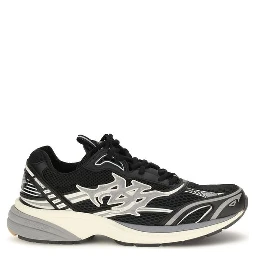 Black Calf Leather Bos Taurus Athletic Sneakers