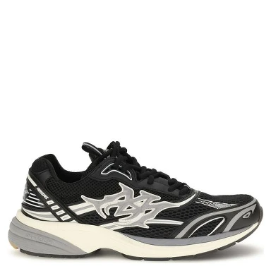 Black Calf Leather Bos Taurus Athletic Sneakers