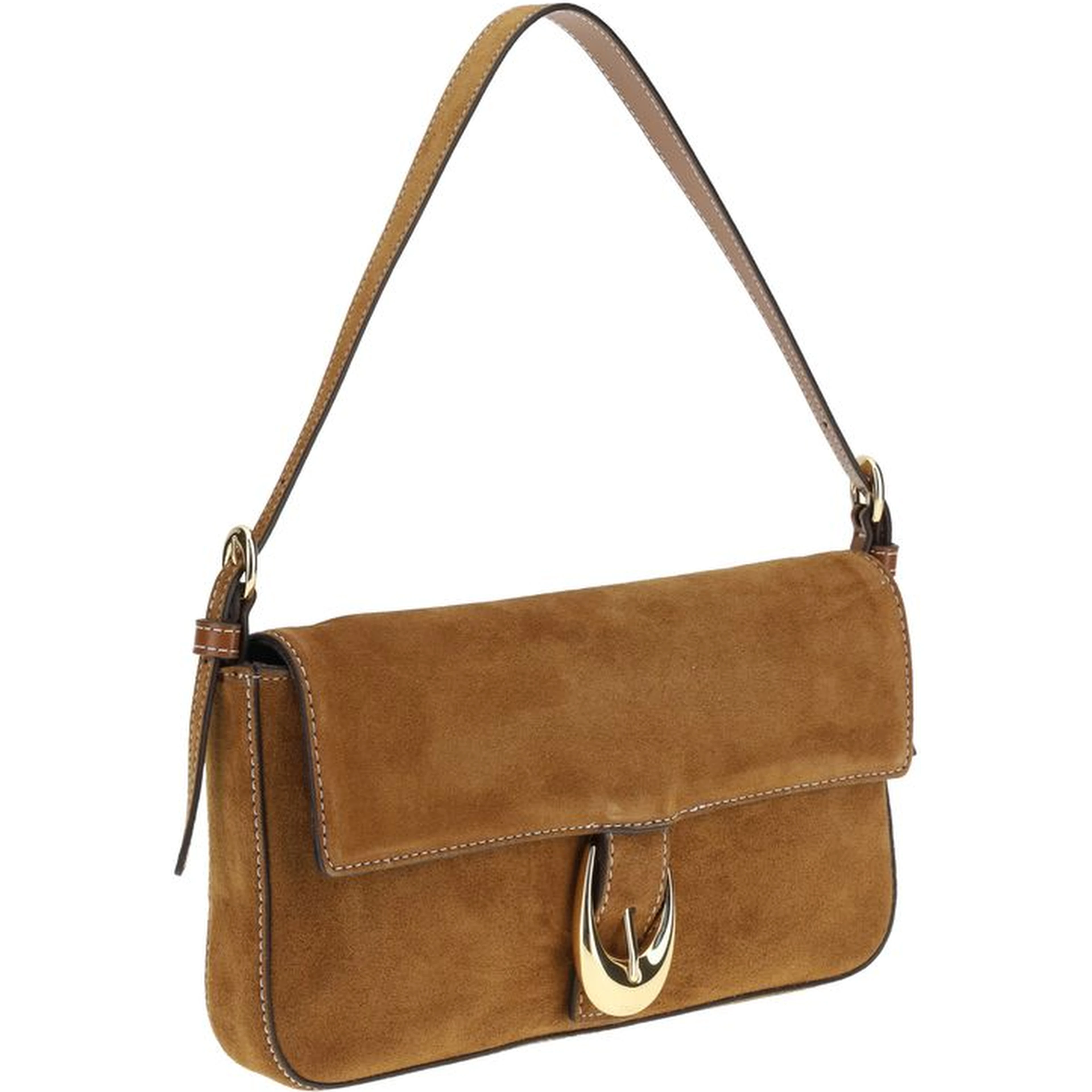Brown Calf Leather Bos Taurus Shoulder Bag