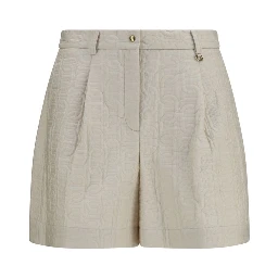 Beige Polyamide Bermuda Shorts