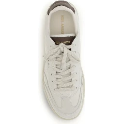 White Calf Leather Bos Taurus Athletic Sneakers