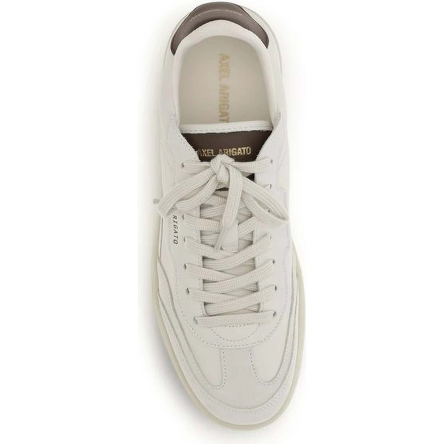 White Calf Leather Bos Taurus Athletic Sneakers