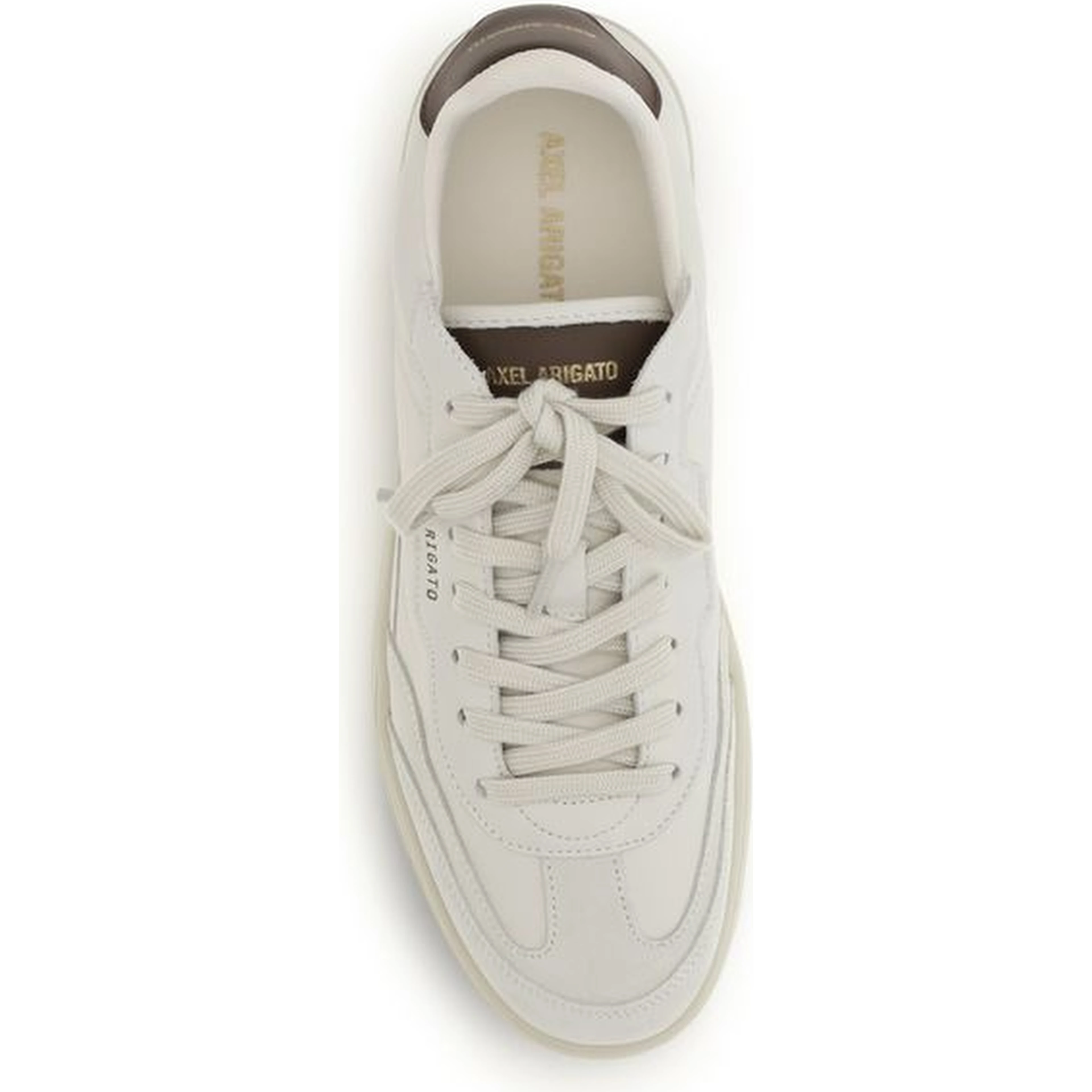 White Calf Leather Bos Taurus Athletic Sneakers