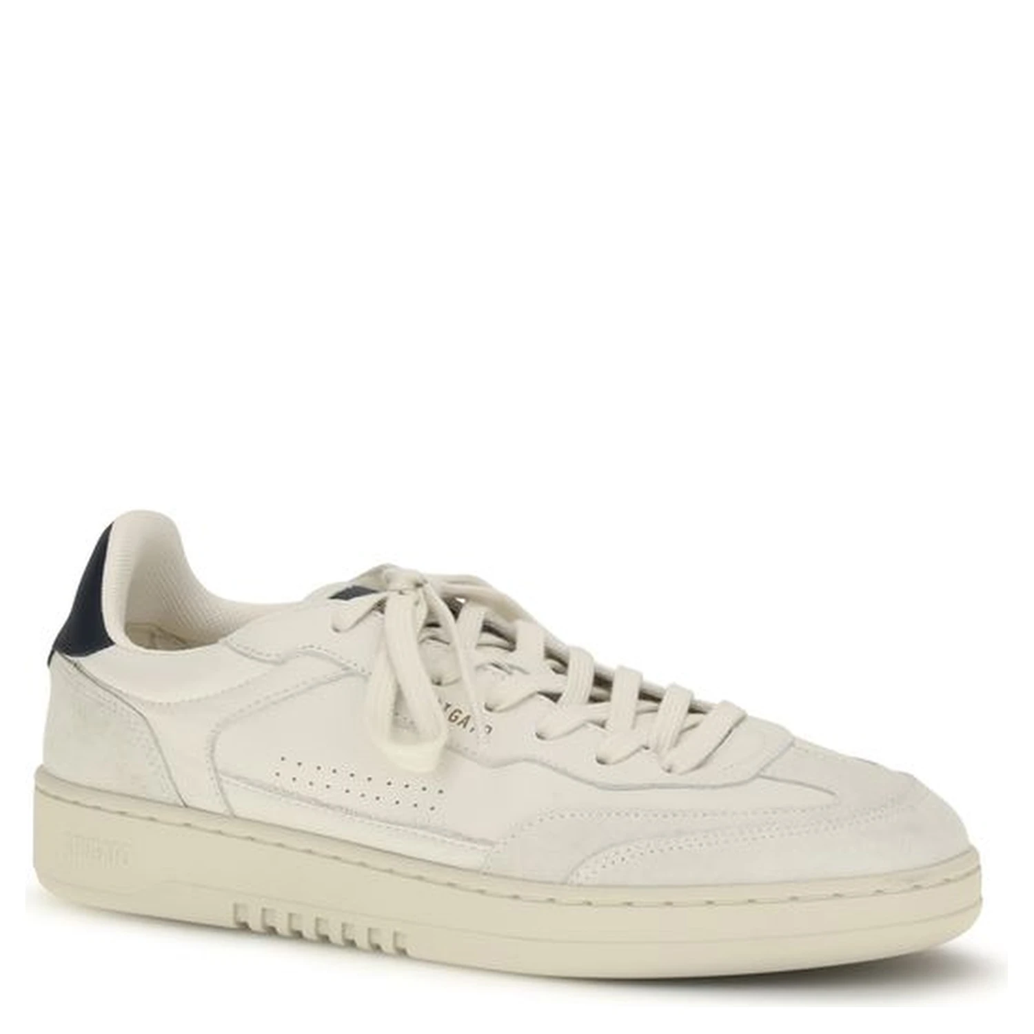 White Calf Leather Bos Taurus Athletic Sneakers