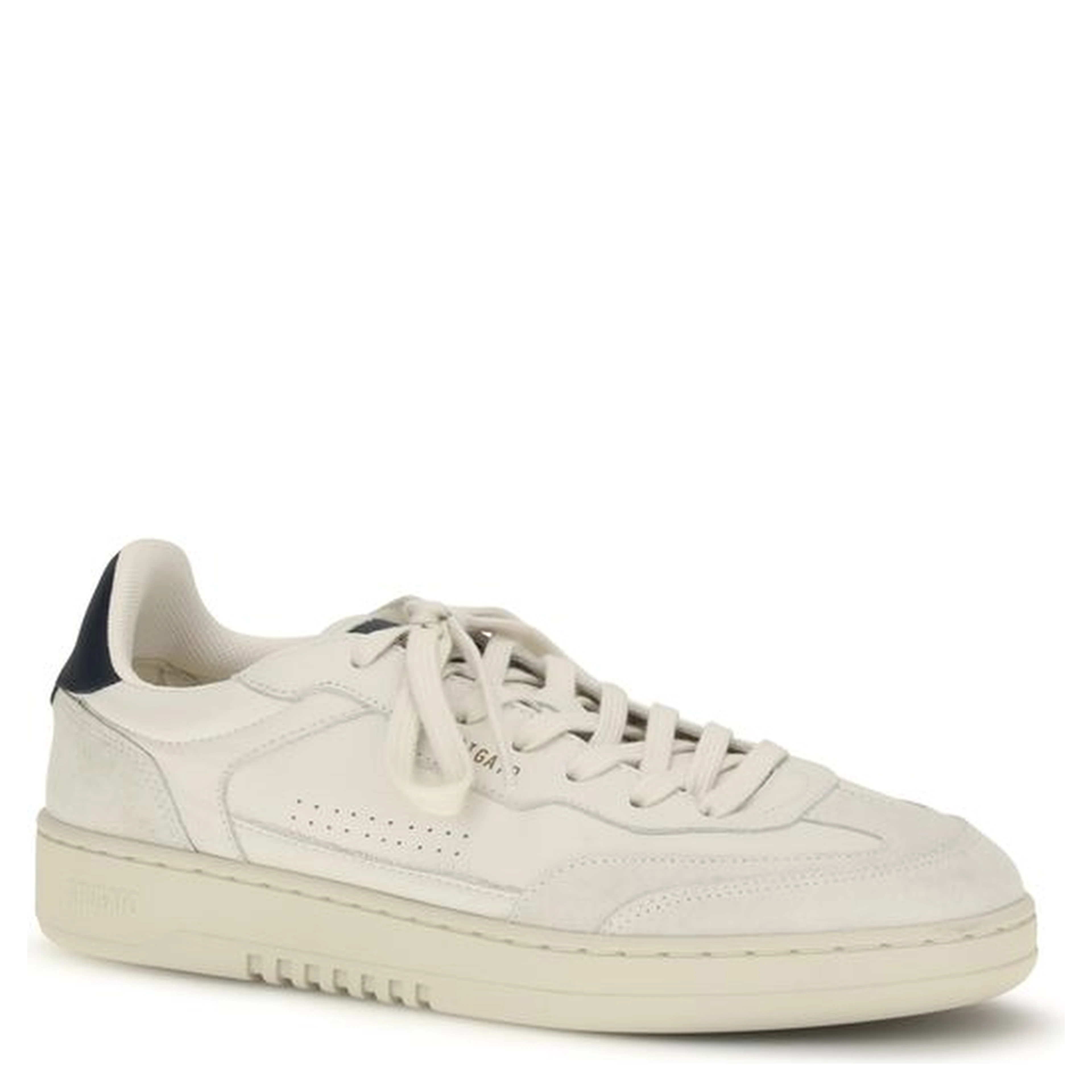 White Calf Leather Bos Taurus Athletic Sneakers