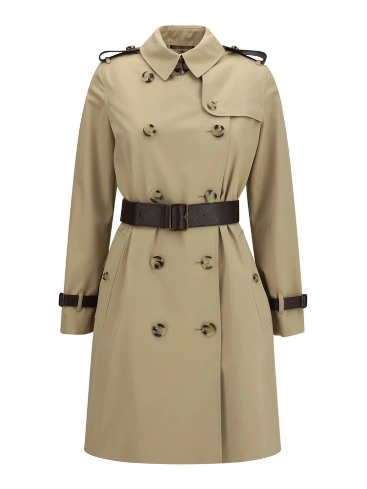 Beige Cotton Coat