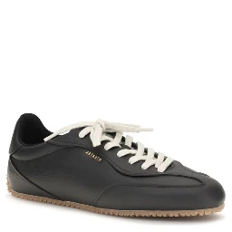 Black Calf Leather Bos Taurus Athletic Sneakers