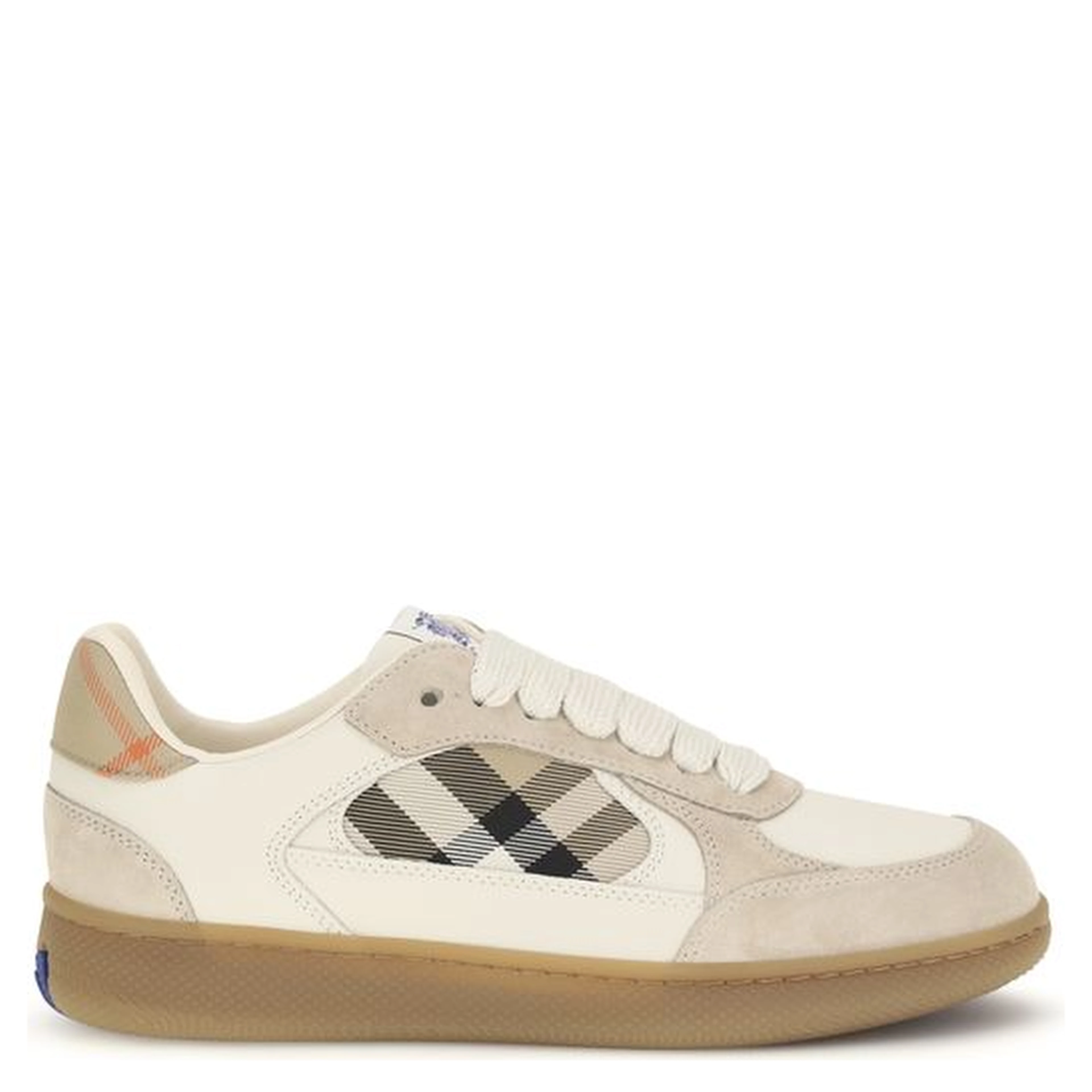 Beige Calf Leather Bos Taurus Sneakers