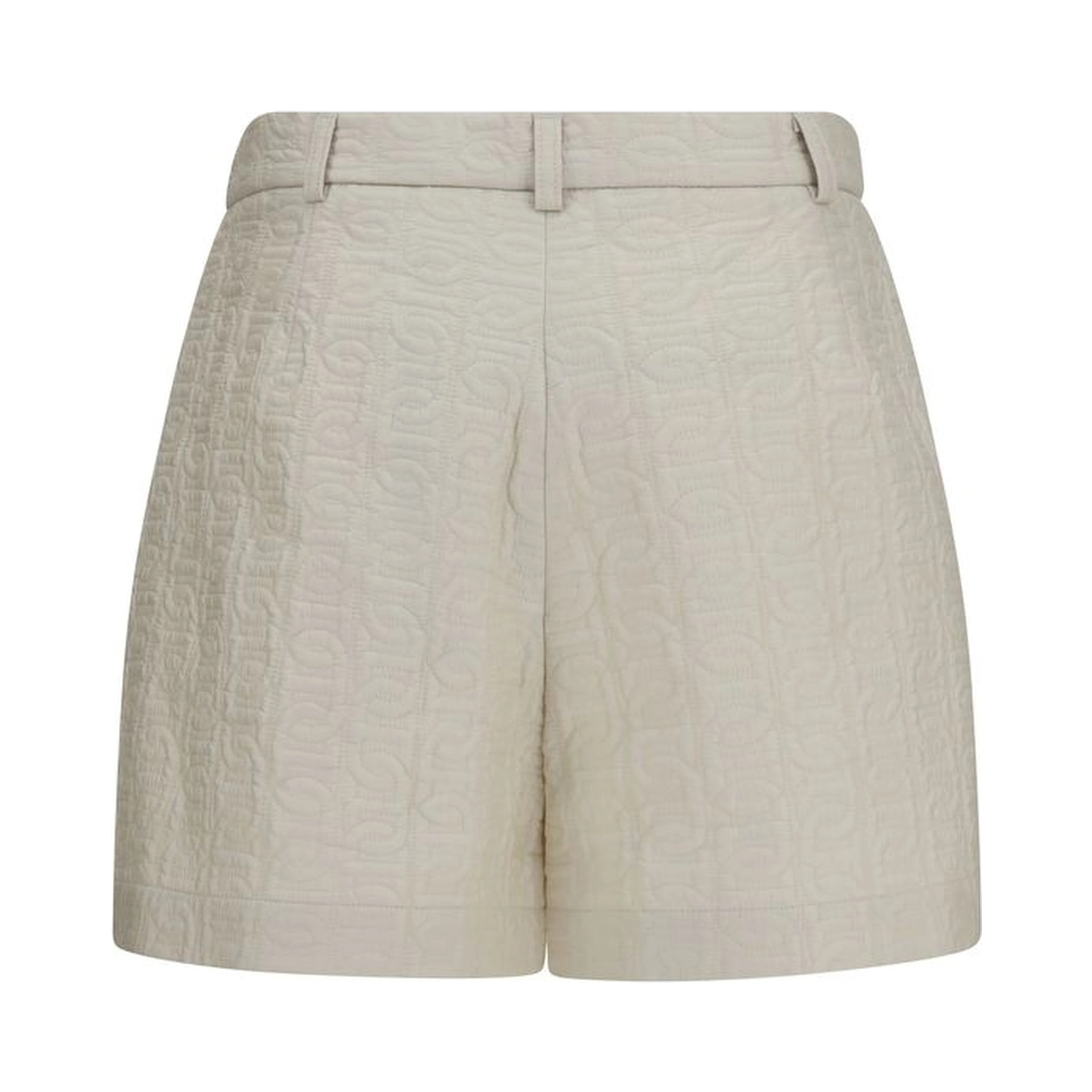 Beige Polyamide Bermuda Shorts