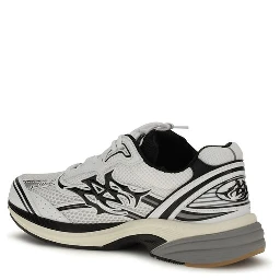 White Calf Leather Bos Taurus Athletic Sneakers
