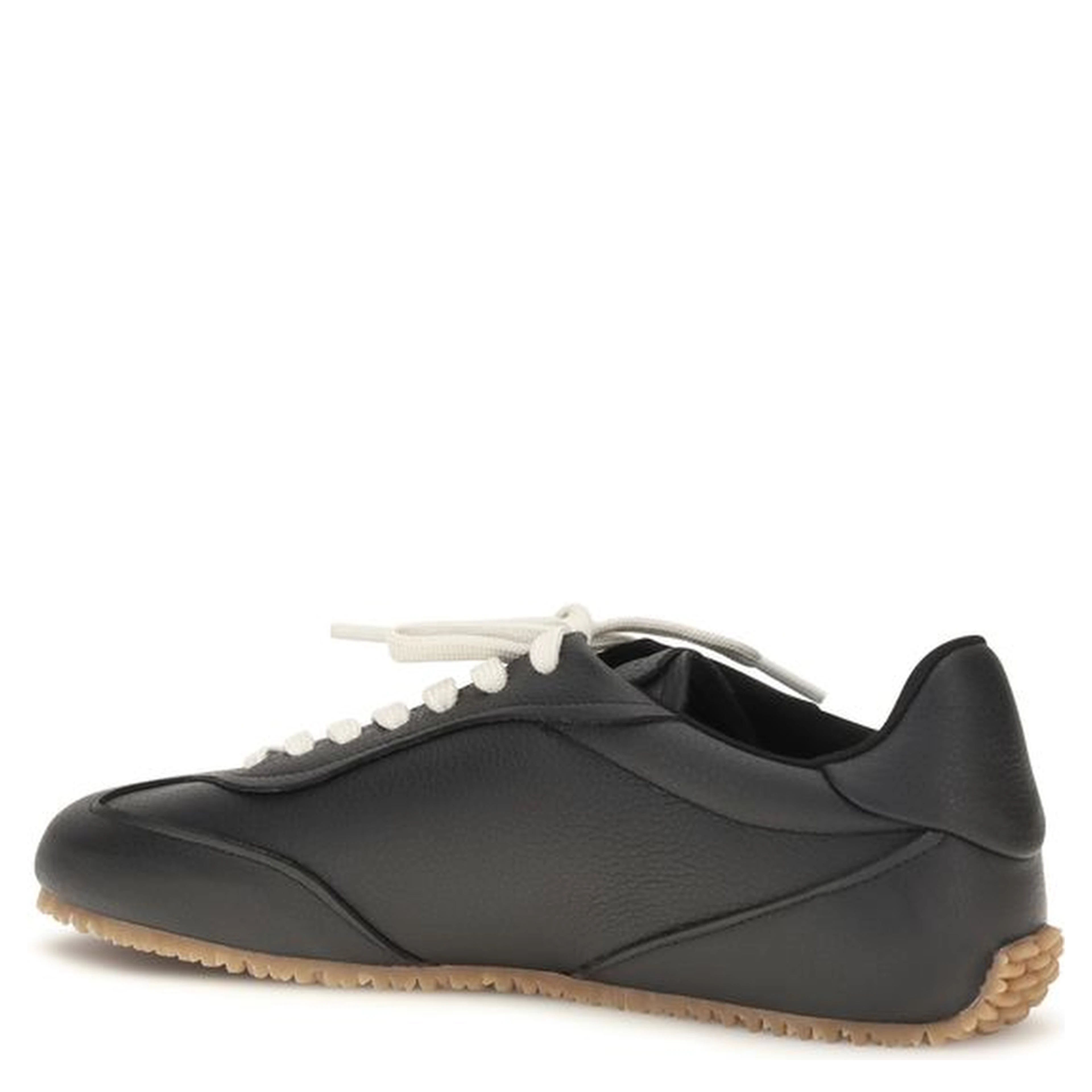 Black Calf Leather Bos Taurus Athletic Sneakers