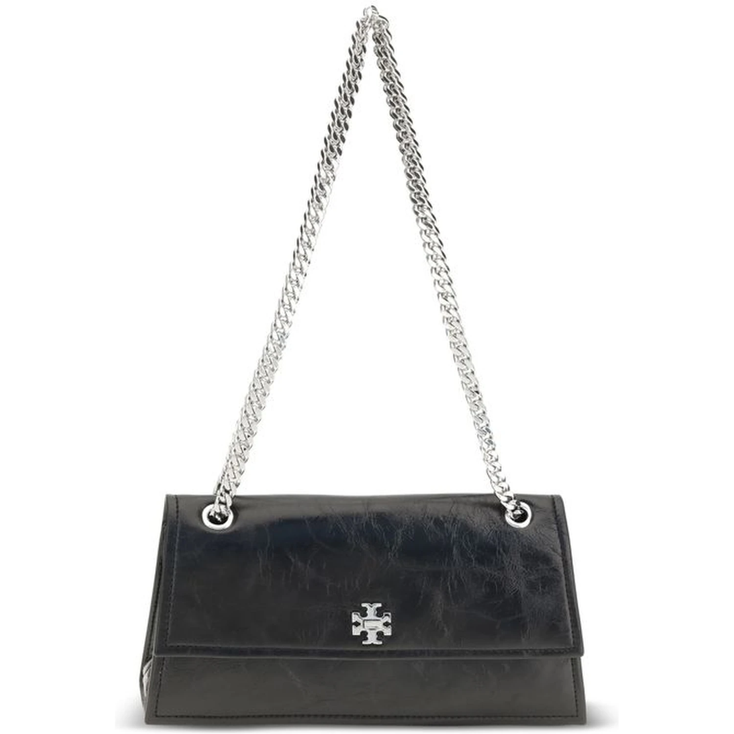 Black Suede Leather Shoulder Bag