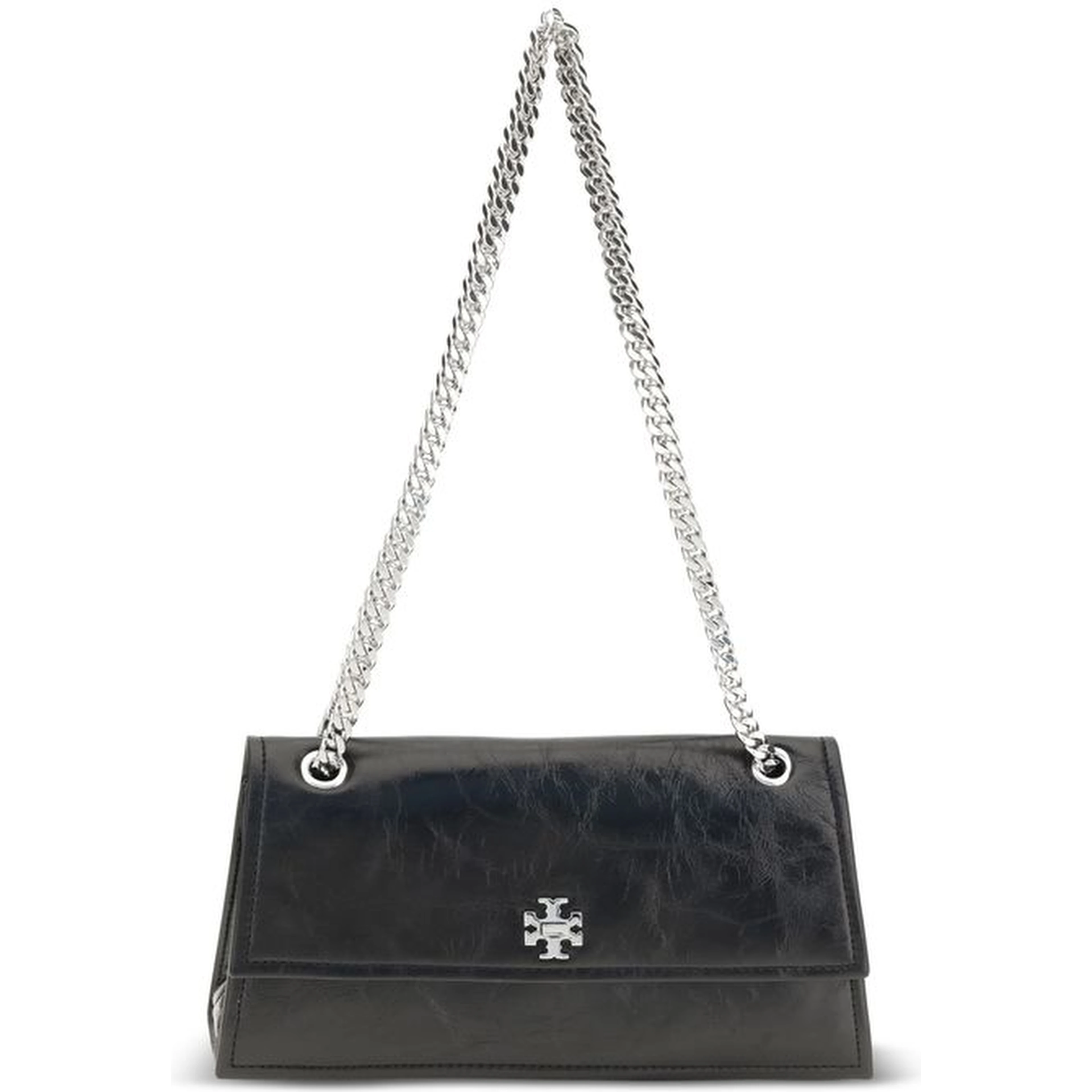 Black Suede Leather Shoulder Bag
