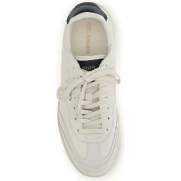 White Calf Leather Bos Taurus Athletic Sneakers