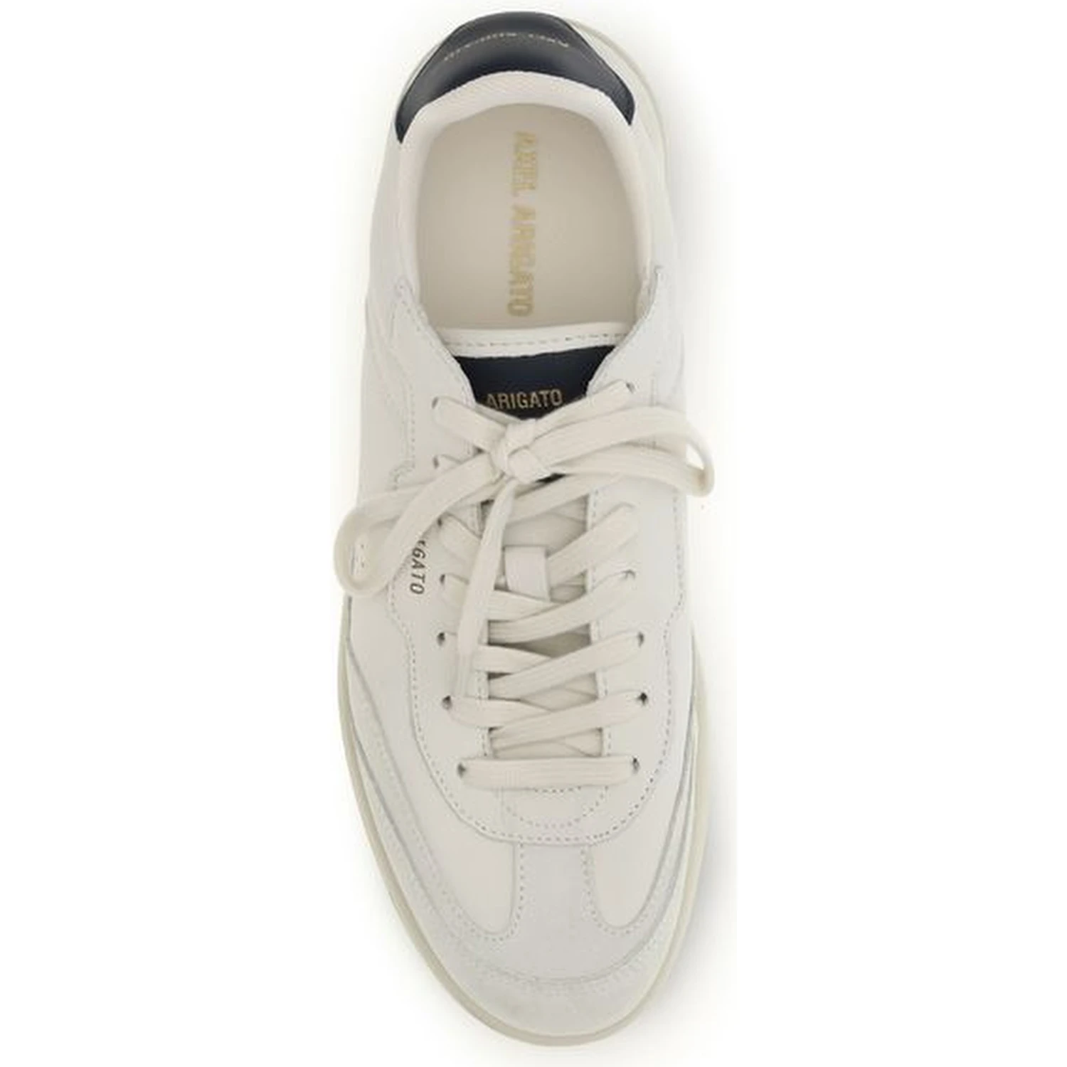 White Calf Leather Bos Taurus Athletic Sneakers