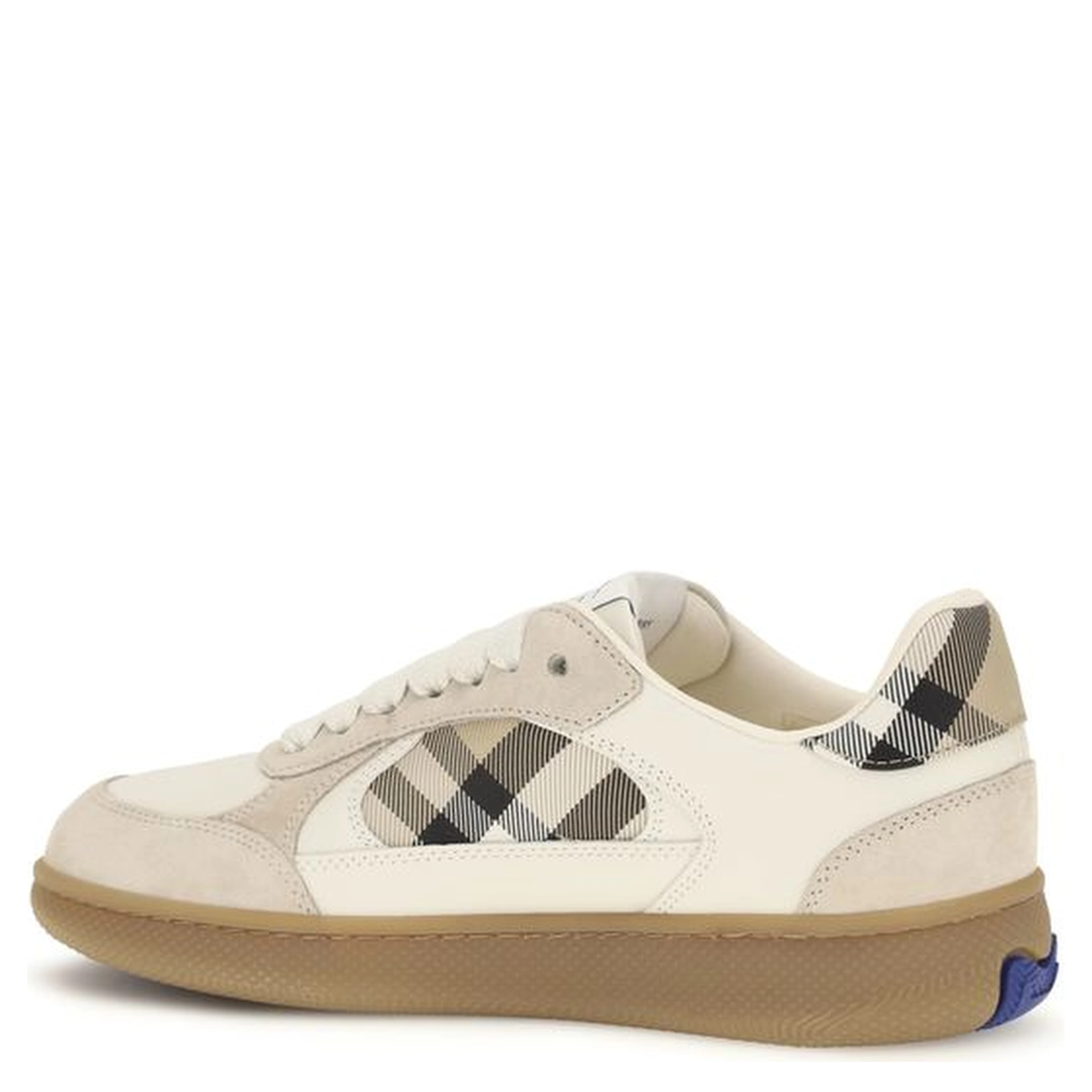 Beige Calf Leather Bos Taurus Sneakers