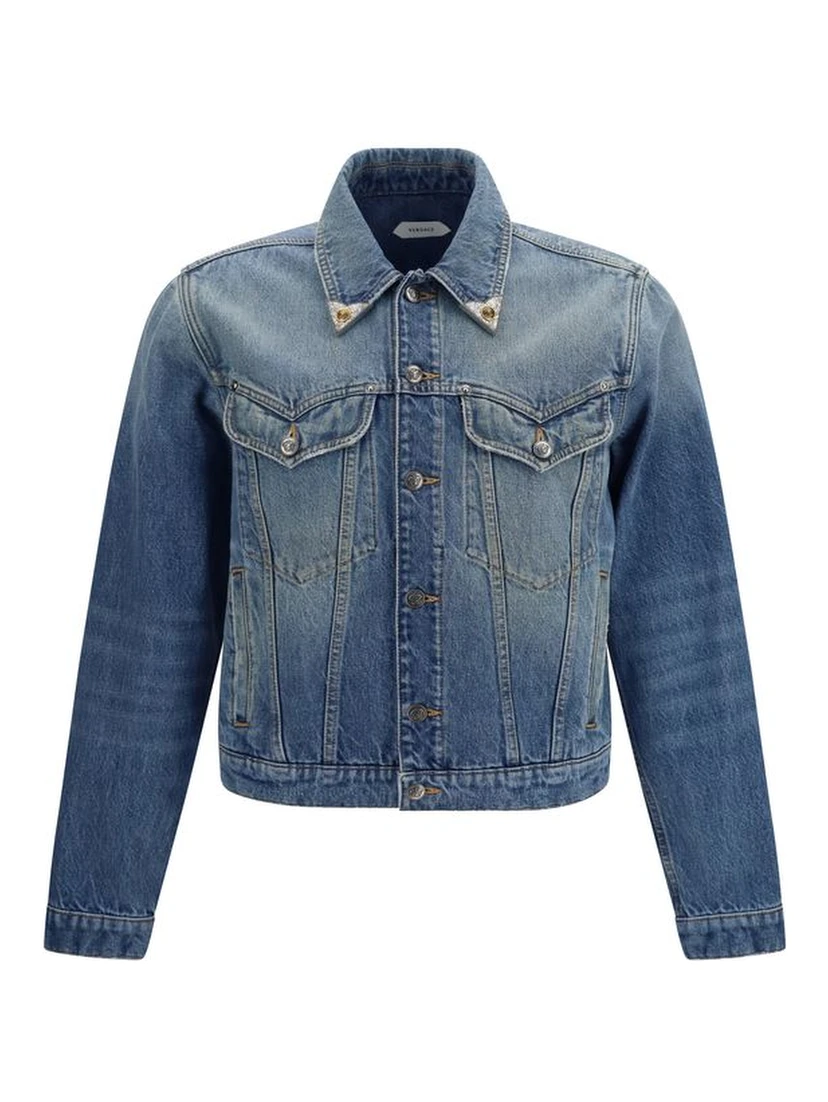 Blue Cotton Denim Jacket