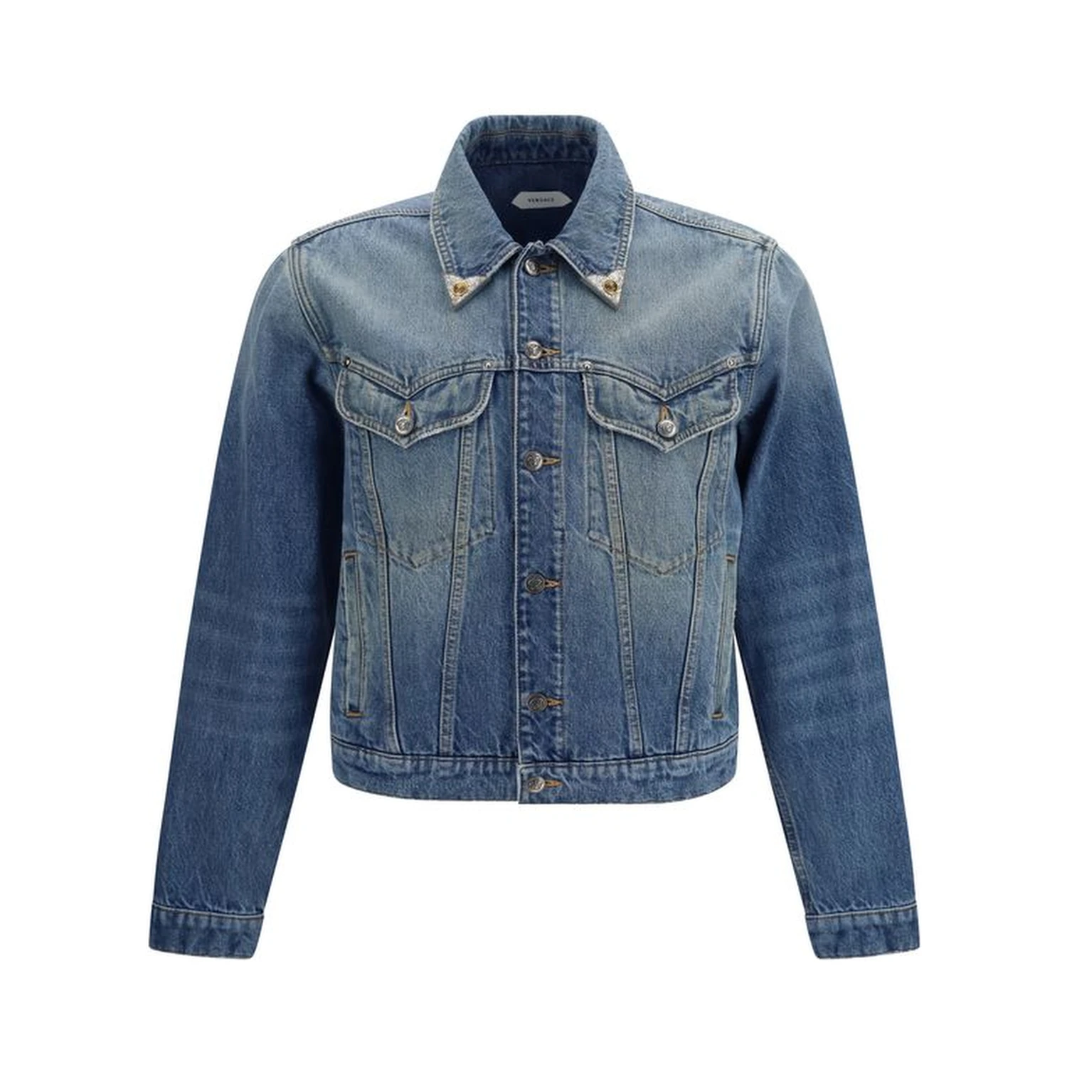 Blue Cotton Denim Jacket