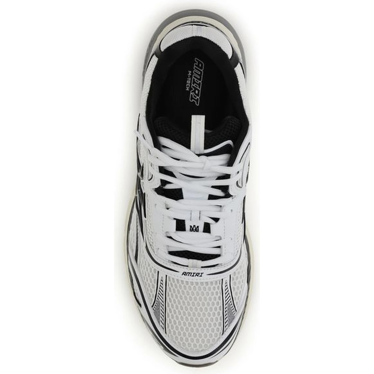 White Calf Leather Bos Taurus Athletic Sneakers