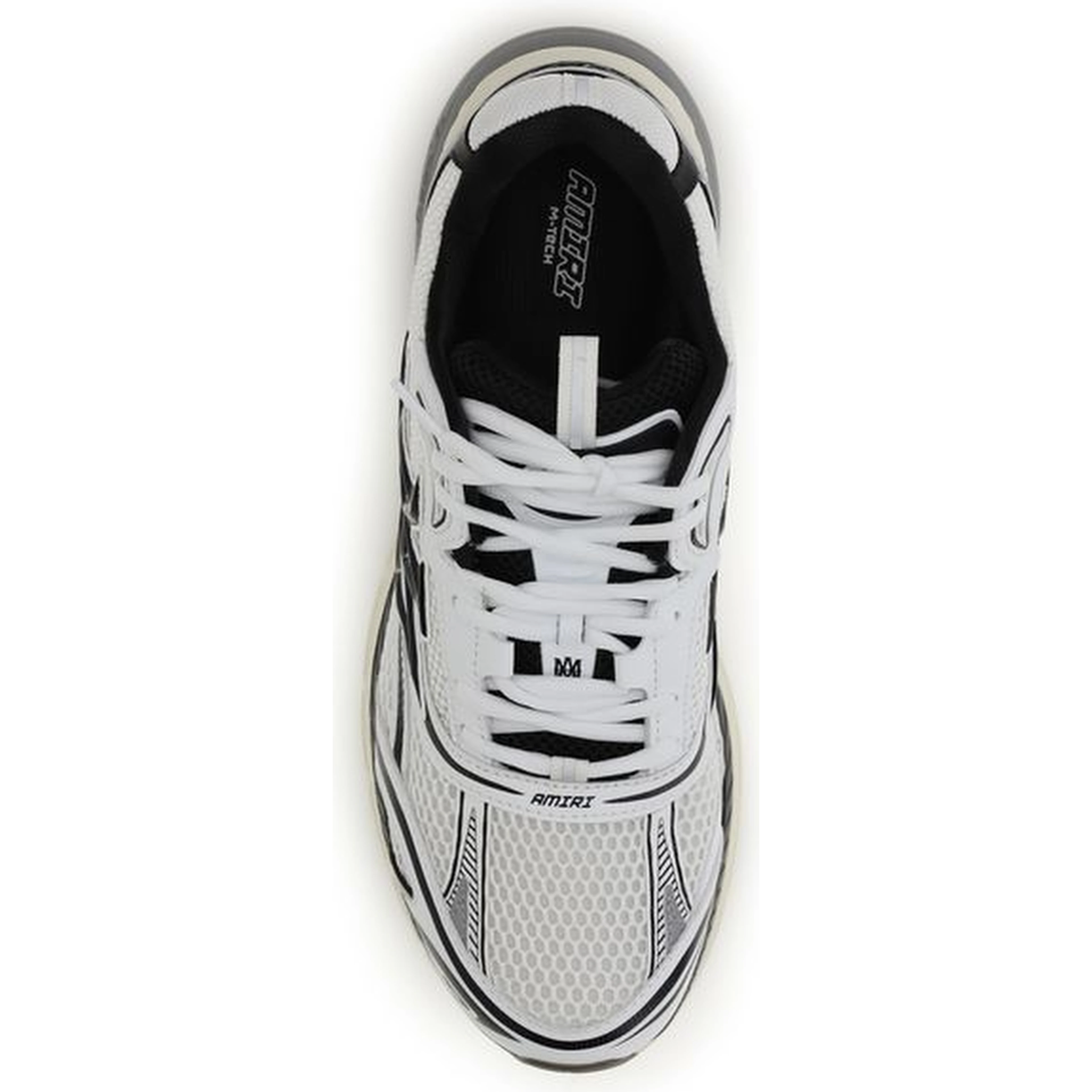 White Calf Leather Bos Taurus Athletic Sneakers