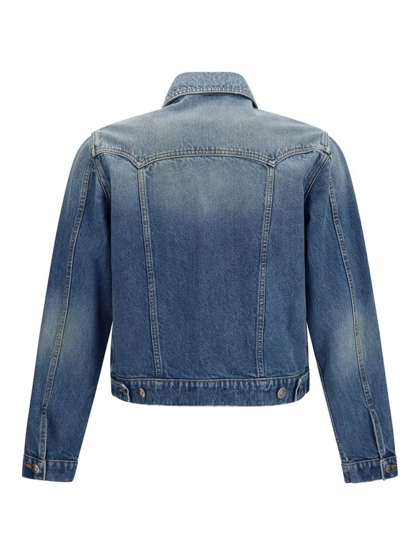Blue Cotton Denim Jacket