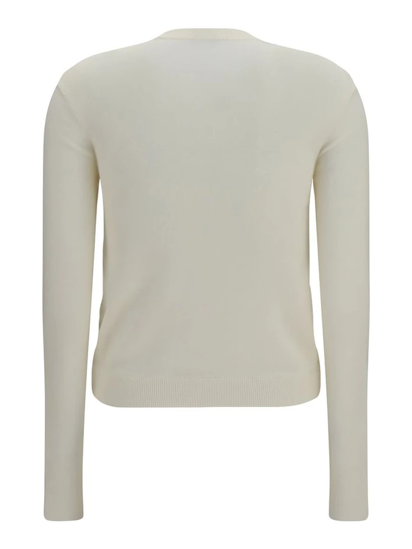 Beige Polyamide Cardigan