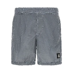 Gray Polyamide Swim Shorts