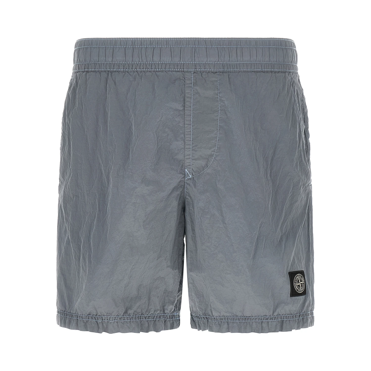 Gray Polyamide Swim Shorts