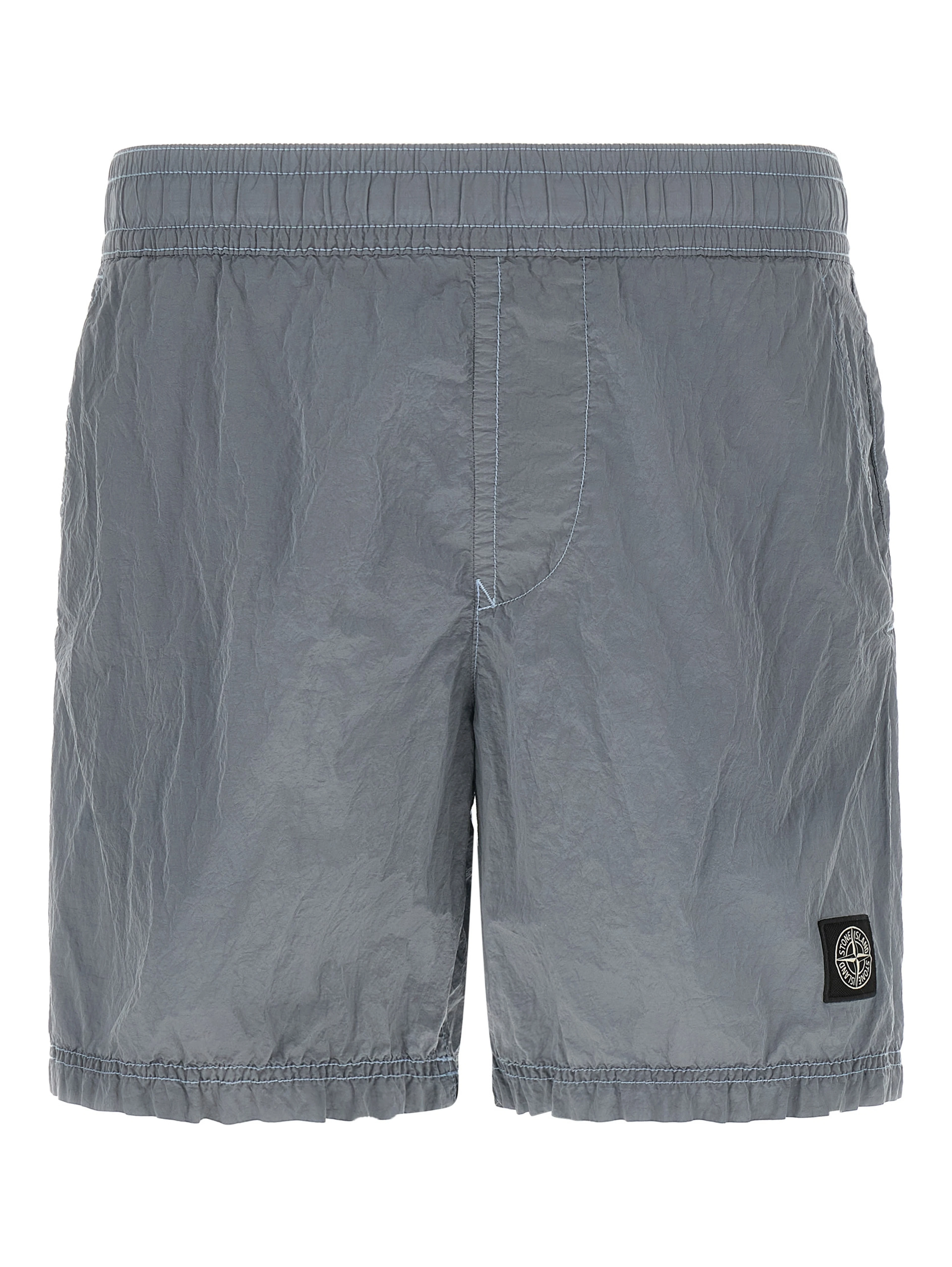 Gray Polyamide Swim Shorts