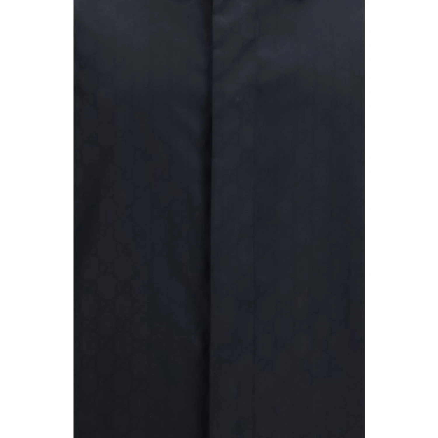 Black Polyamide Full-Length Jacket