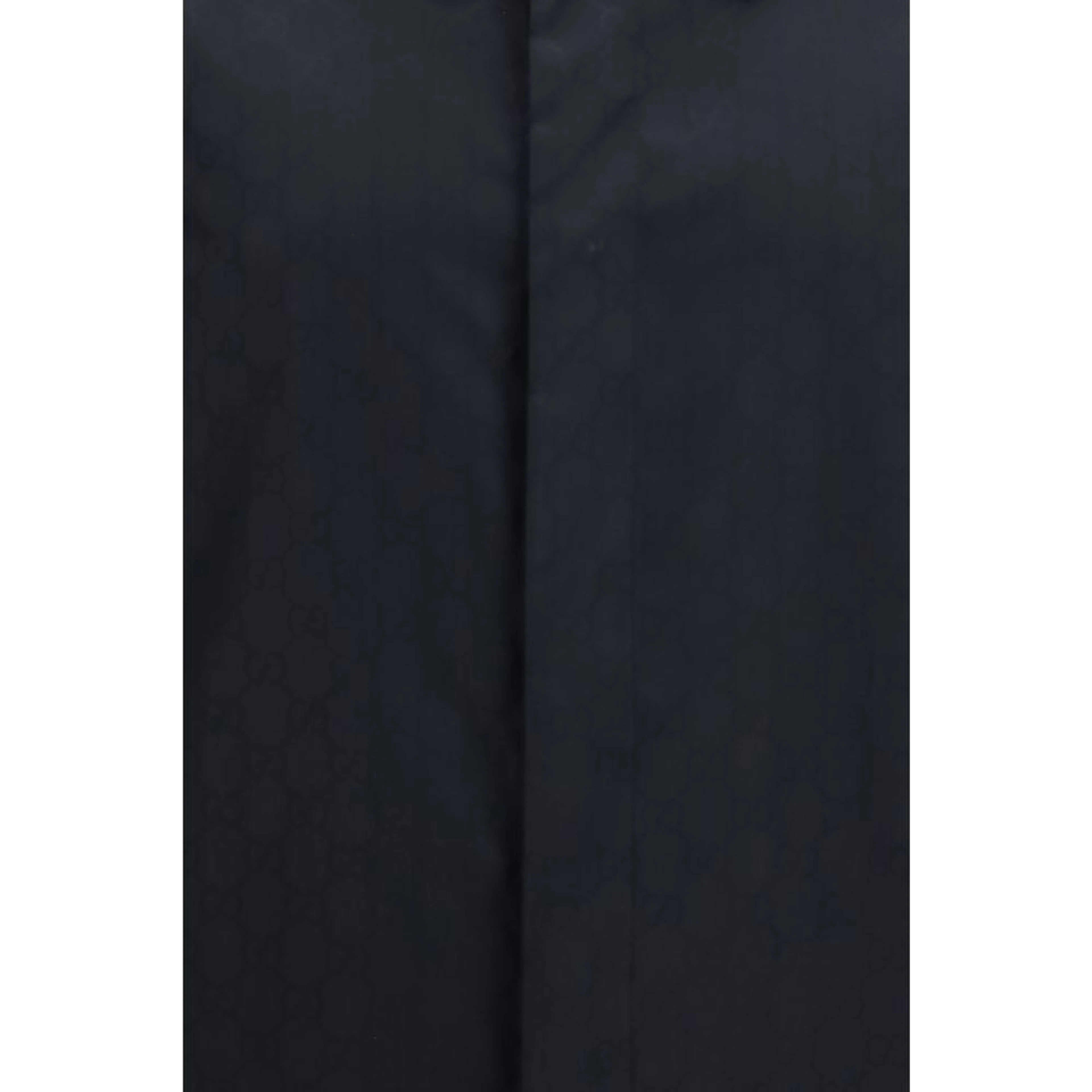 Black Polyamide Full-Length Jacket