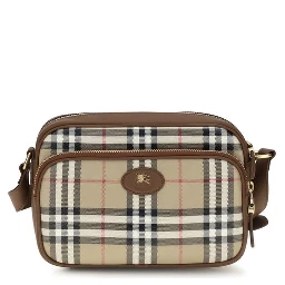 Beige Cotton Shoulder Bag