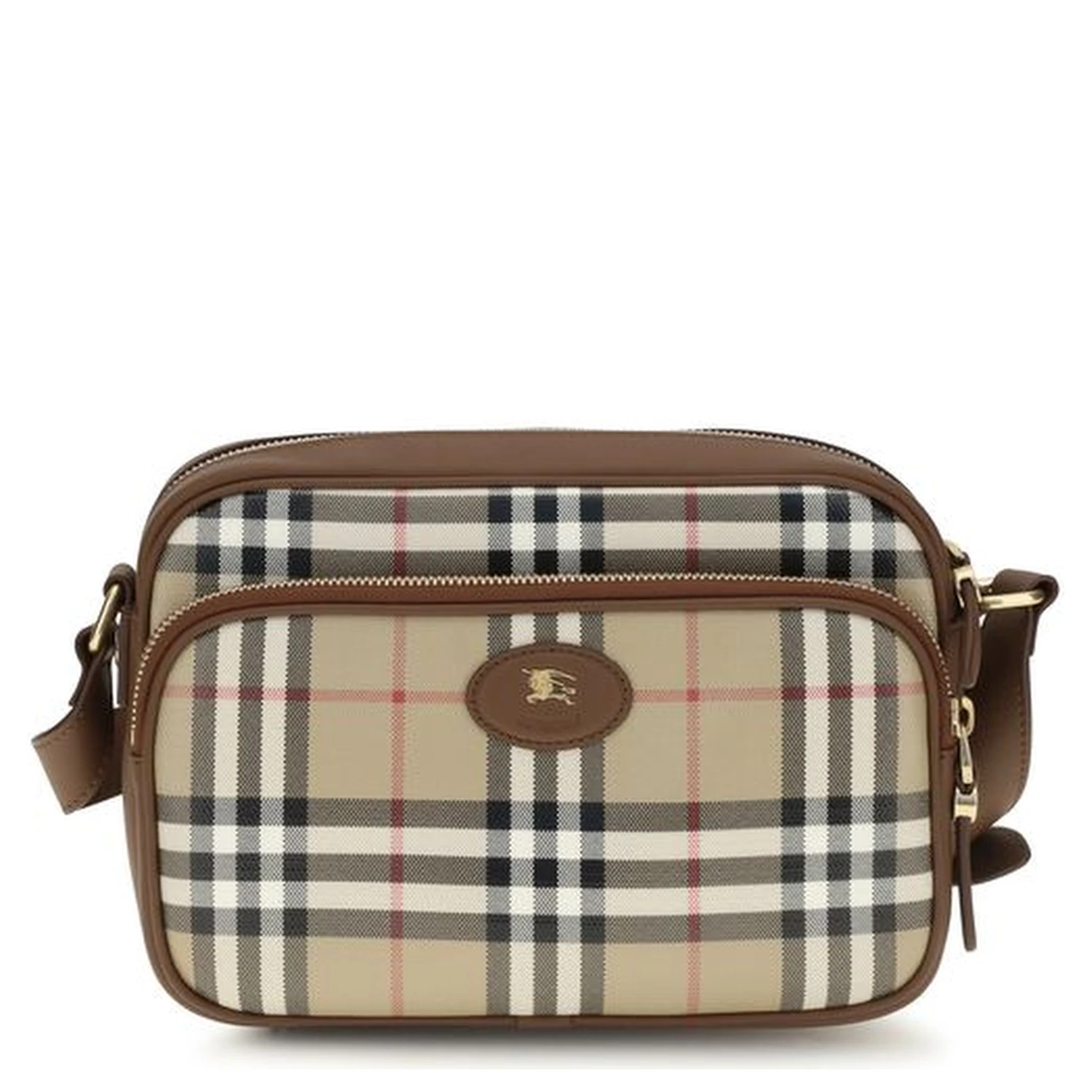 Beige Cotton Shoulder Bag