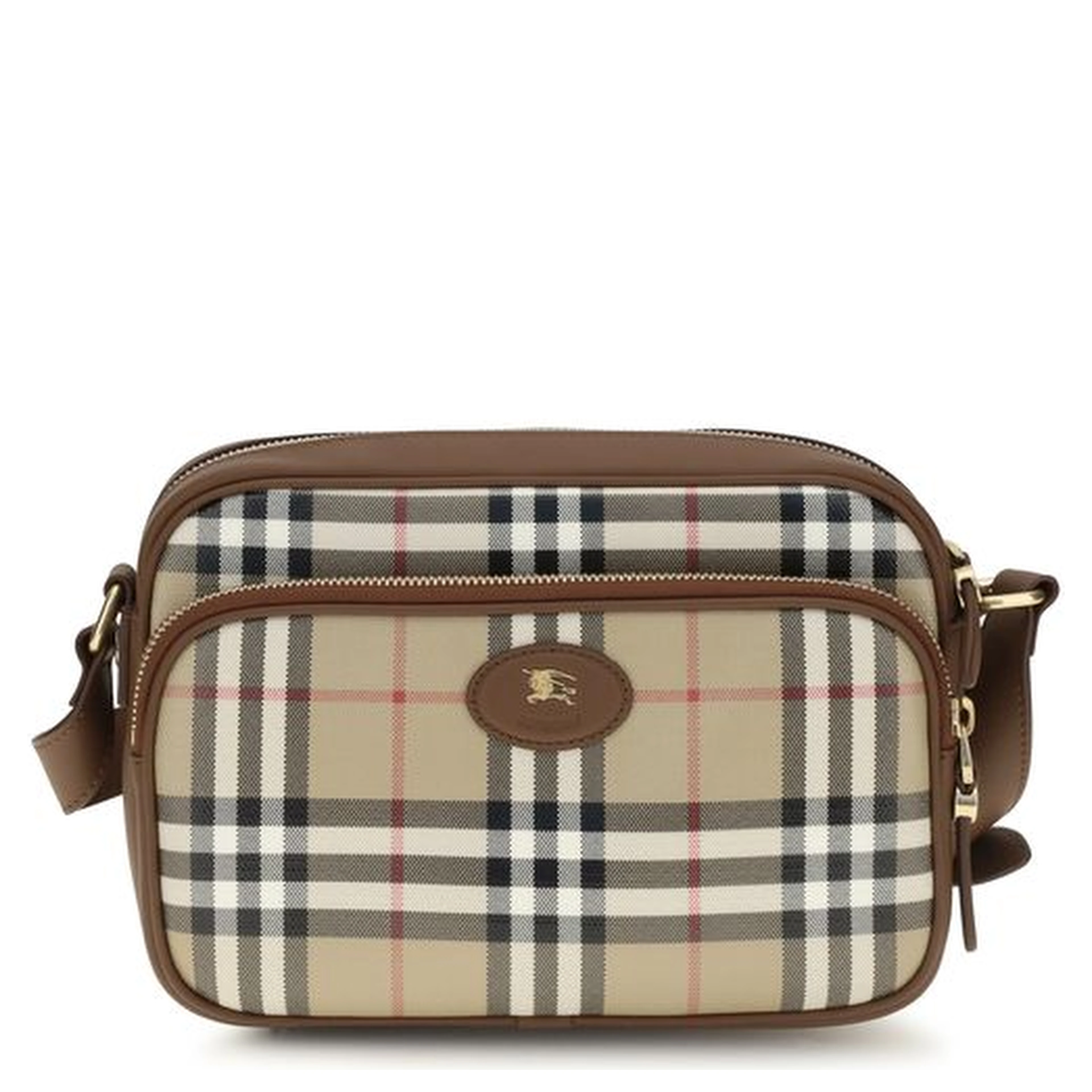 Beige Cotton Shoulder Bag