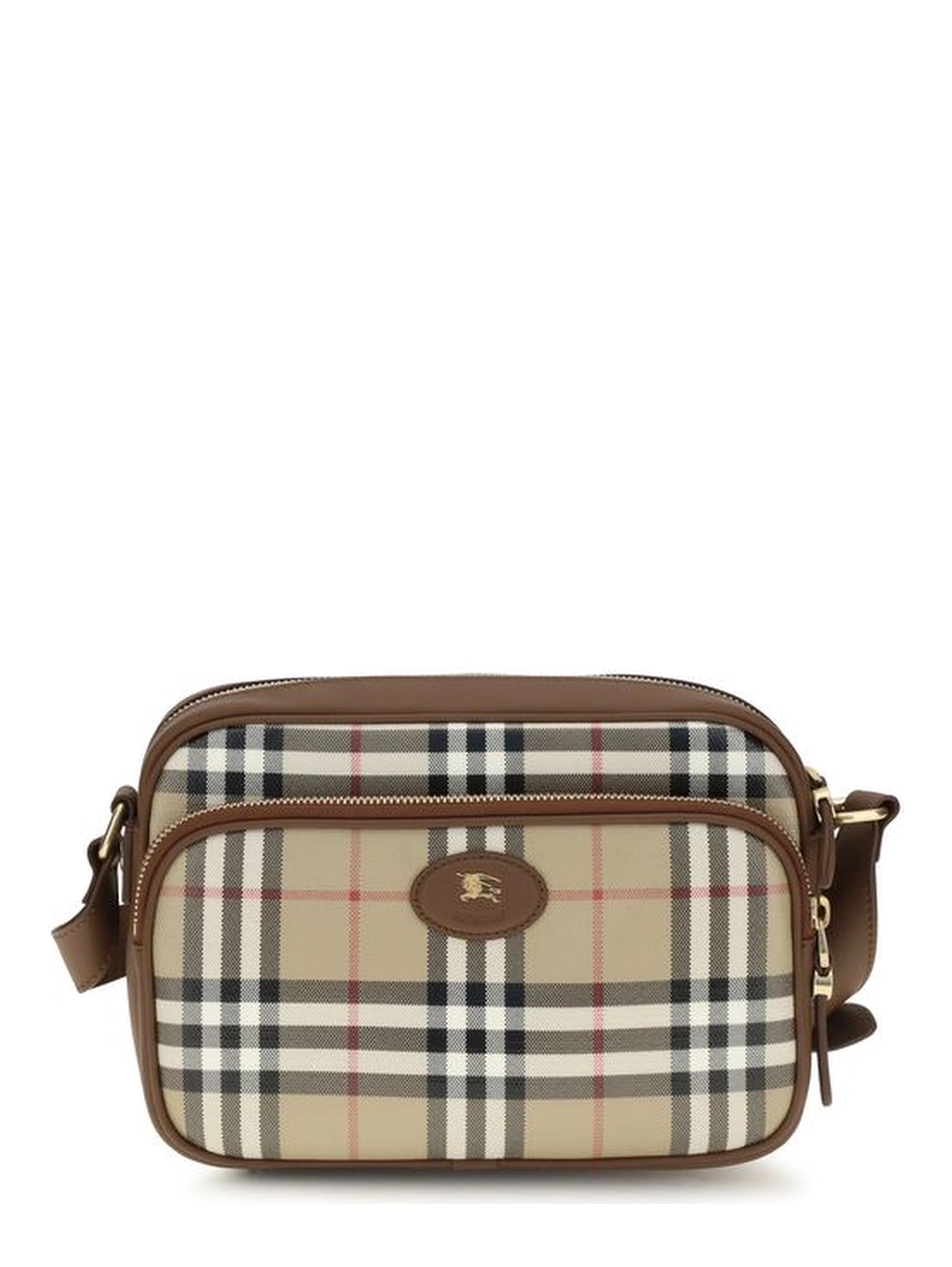 Beige Cotton Shoulder Bag