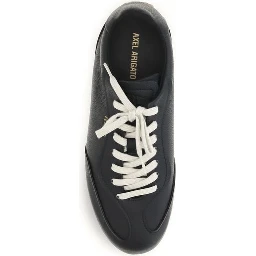 Black Calf Leather Bos Taurus Athletic Sneakers