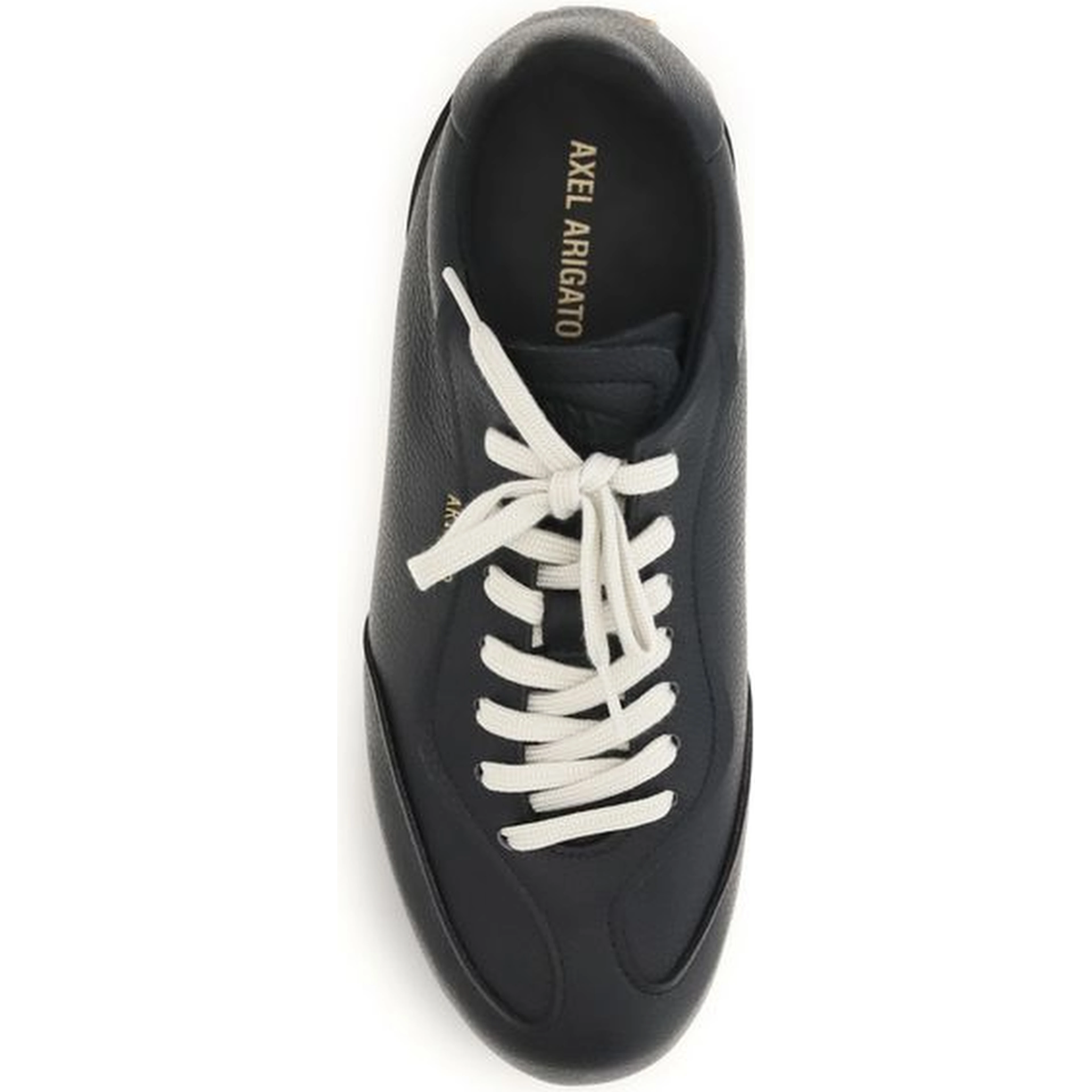 Black Calf Leather Bos Taurus Athletic Sneakers
