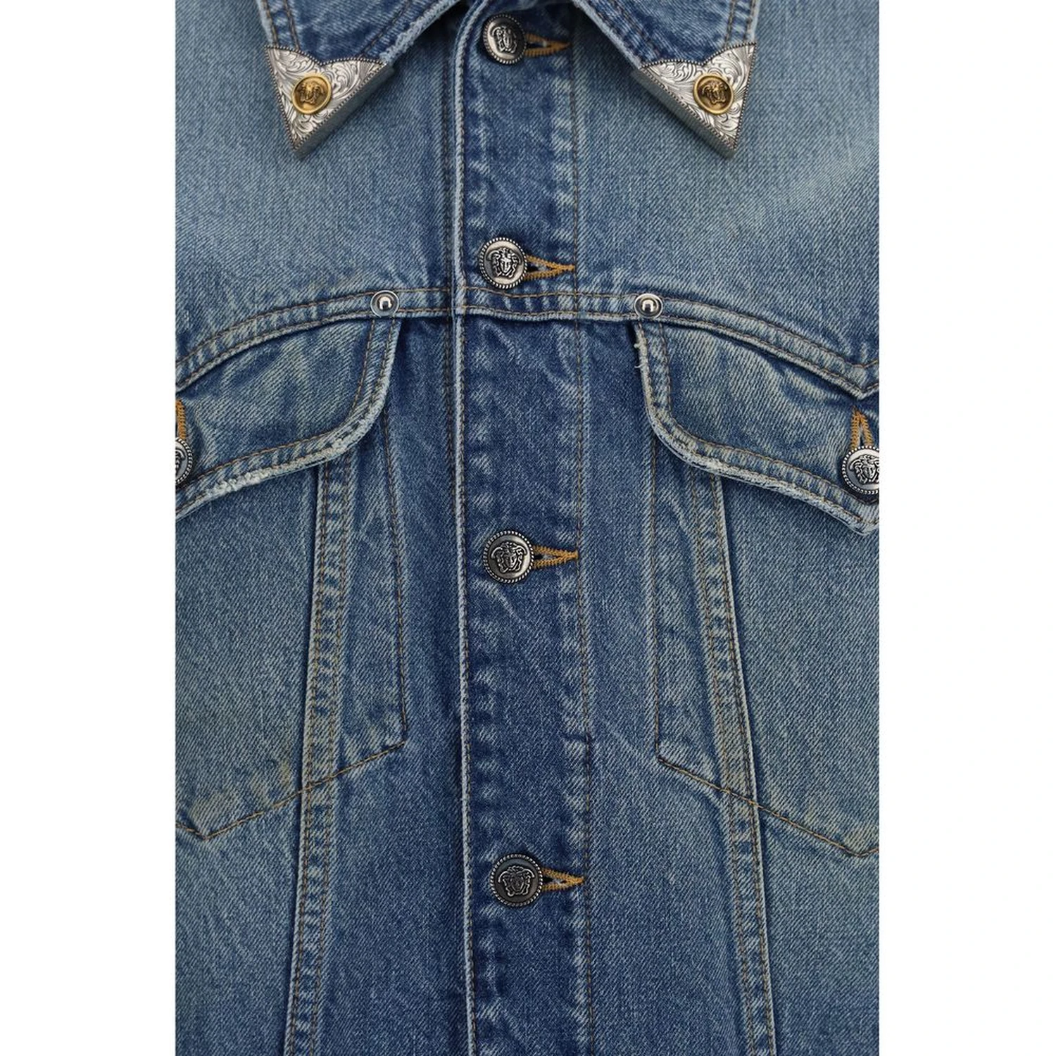 Blue Cotton Denim Jacket