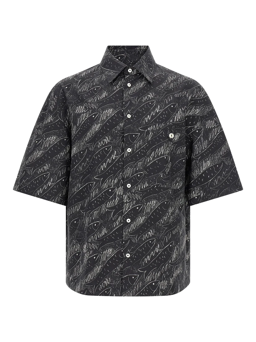 Black Cotton Blouse