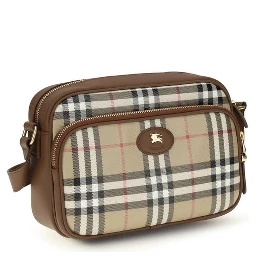 Beige Cotton Shoulder Bag