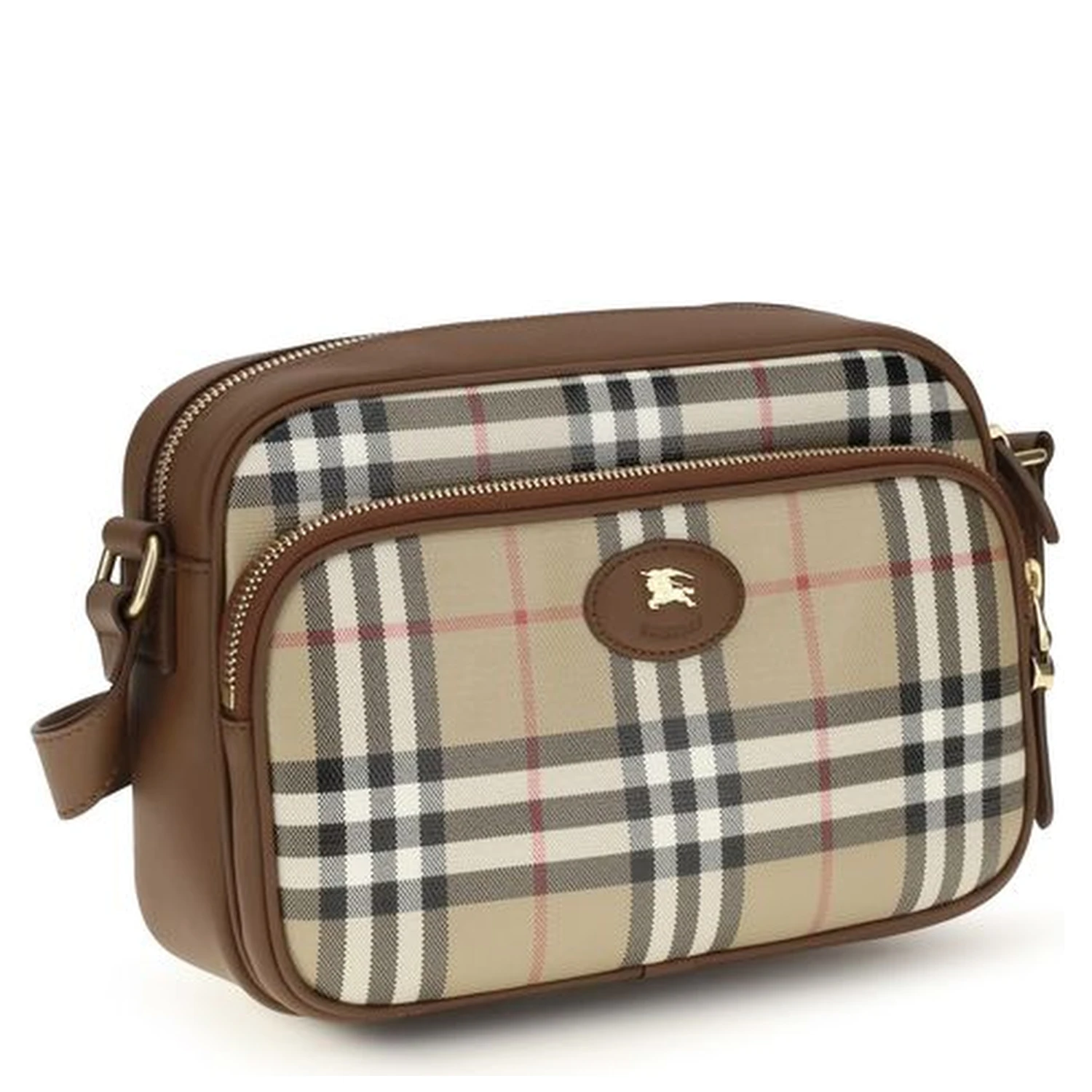 Beige Cotton Shoulder Bag