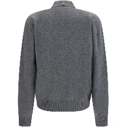 Gray Polyamide Polo Shirt